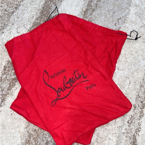 Christian Louboutin White Heels with Crystal Accents - Picture 7 of 7